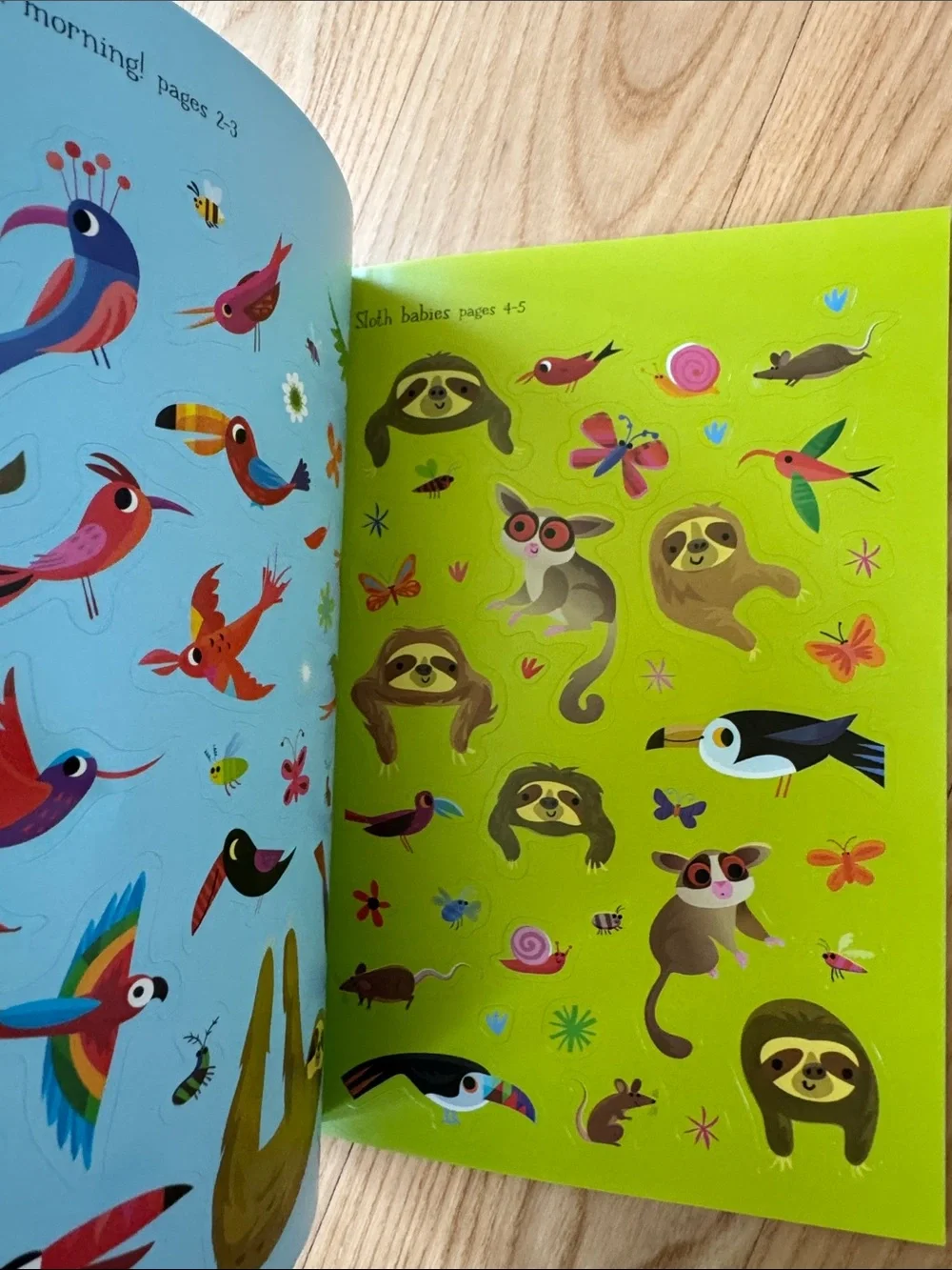 Usborne Activity Book Bundle 4 Look & Find Dinosaur Zoo Sloths Sticker Books